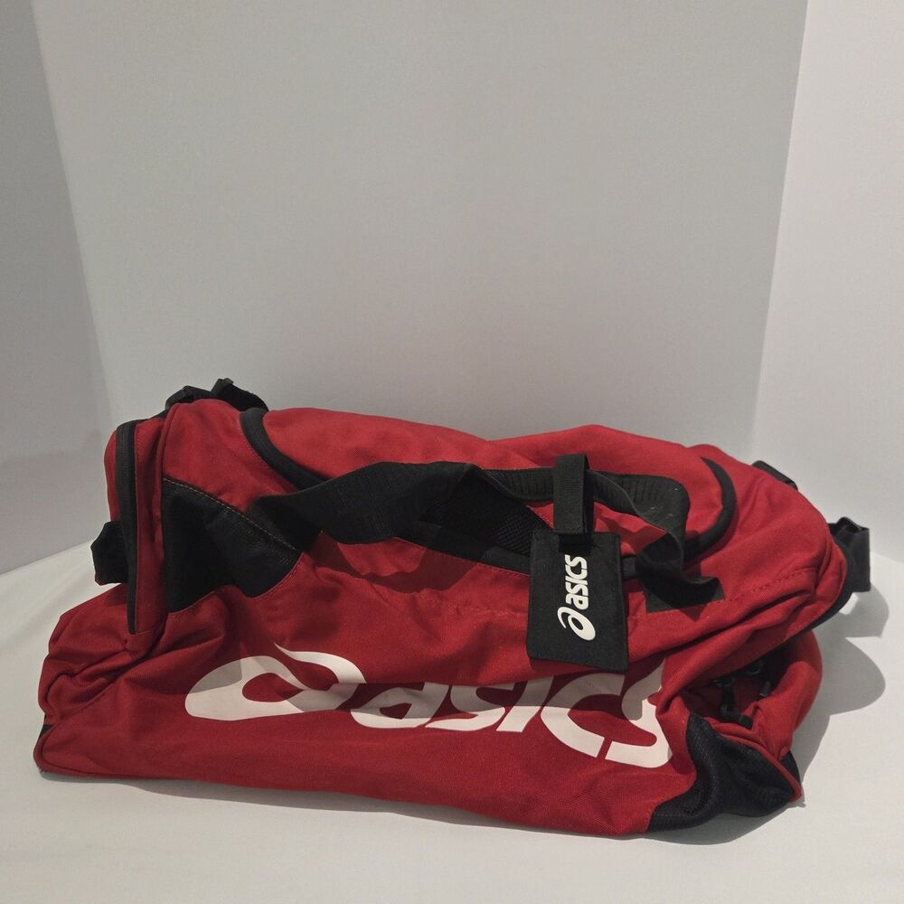 Asics Red Duffle Bag